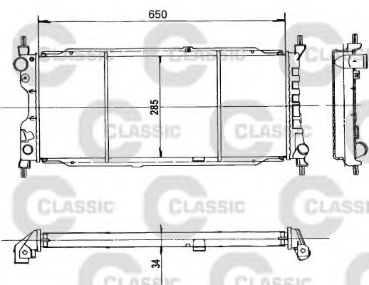 Imagine Radiator, racire motor VALEO 231179