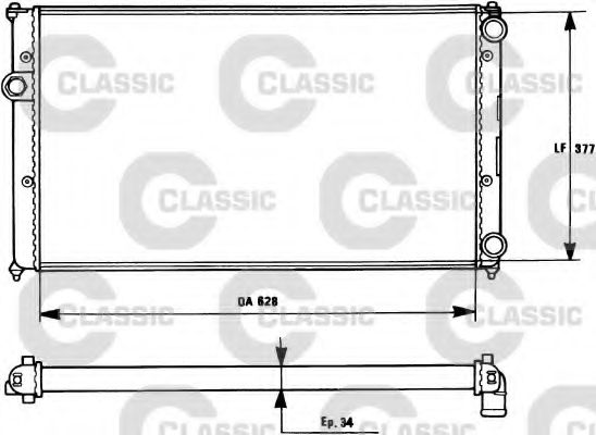 Imagine Radiator, racire motor VALEO 231265