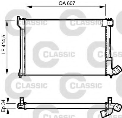 Imagine Radiator, racire motor VALEO 231297