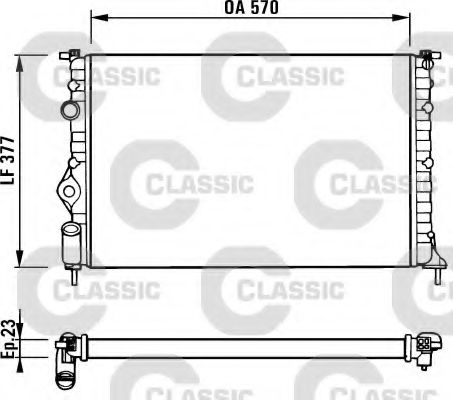 Imagine Radiator, racire motor VALEO 231379