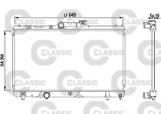 Imagine Radiator, racire motor VALEO 231441