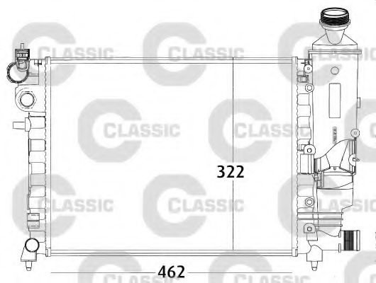 Imagine Radiator, racire motor VALEO 231498