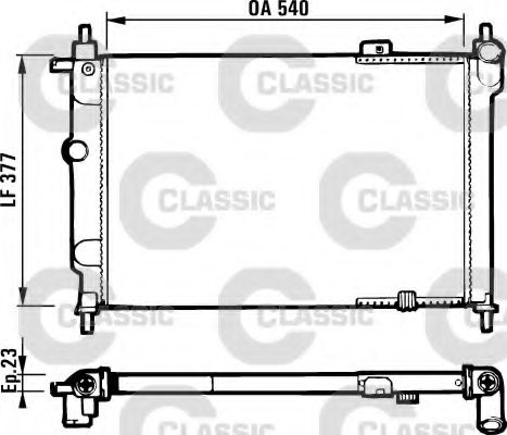 Imagine Radiator, racire motor VALEO 231551