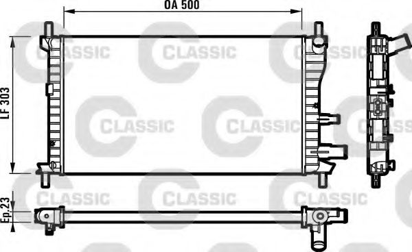 Imagine Radiator, racire motor VALEO 231734