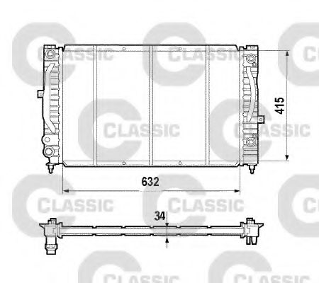 Imagine Radiator, racire motor VALEO 231755