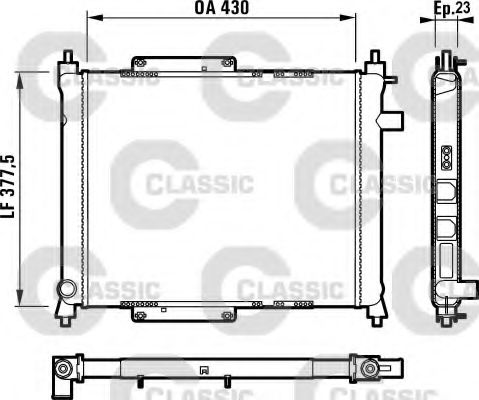 Imagine Radiator, racire motor VALEO 231815