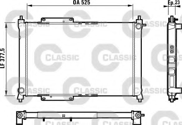 Imagine Radiator, racire motor VALEO 231816