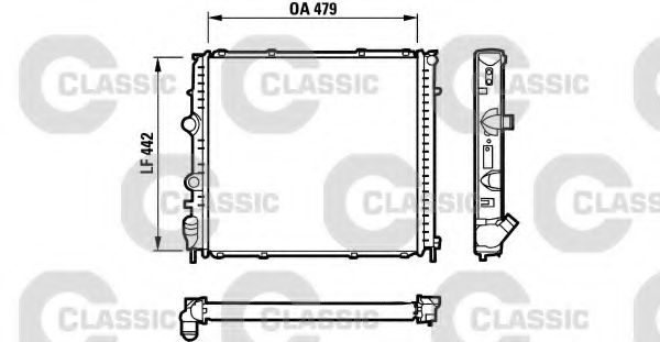 Imagine Radiator, racire motor VALEO 231910