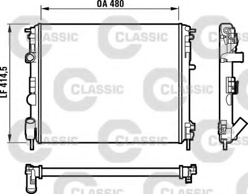 Imagine Radiator, racire motor VALEO 232523