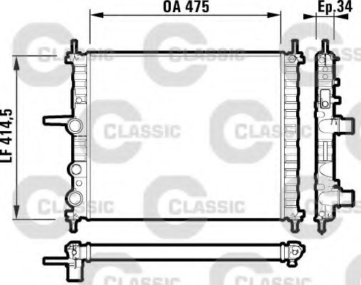 Imagine Radiator, racire motor VALEO 232557