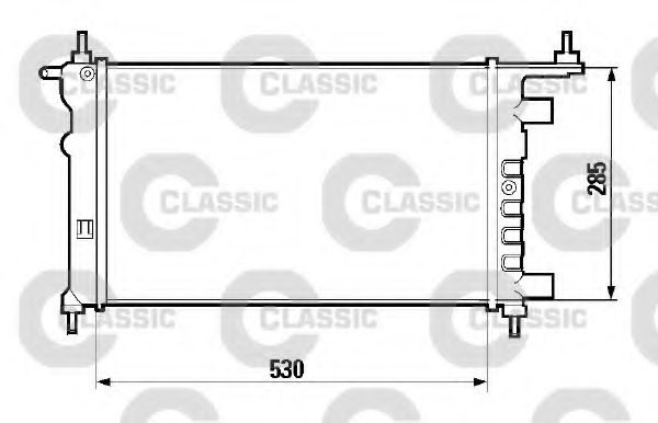 Imagine Radiator, racire motor VALEO 232606