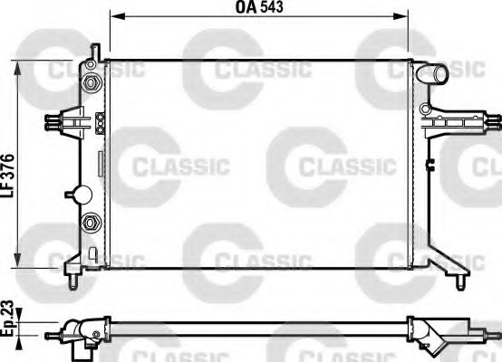 Imagine Radiator, racire motor VALEO 232724