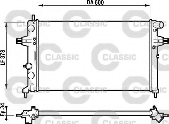 Imagine Radiator, racire motor VALEO 232729