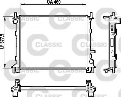 Imagine Radiator, racire motor VALEO 232731