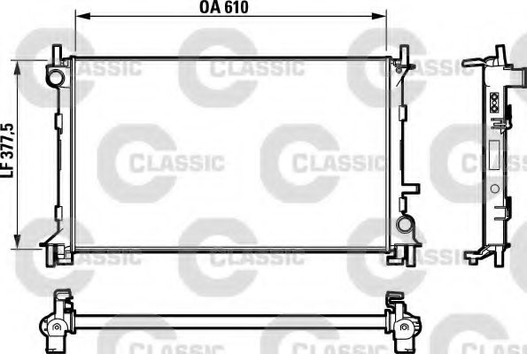 Imagine Radiator, racire motor VALEO 232732