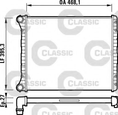 Imagine Radiator, racire motor VALEO 232785