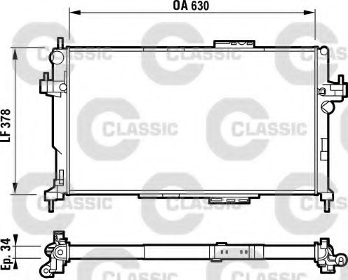 Imagine Radiator, racire motor VALEO 232824