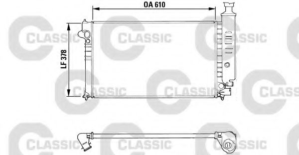 Imagine Radiator, racire motor VALEO 310919