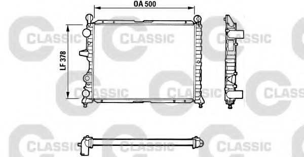 Imagine Radiator, racire motor VALEO 311071