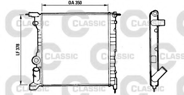 Imagine Radiator, racire motor VALEO 316656