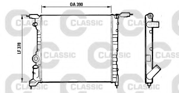 Imagine Radiator, racire motor VALEO 316657