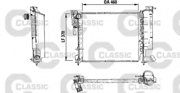 Imagine Radiator, racire motor VALEO 316715