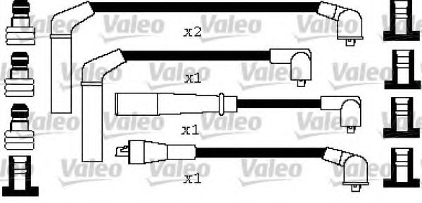 Imagine Set cablaj aprinder VALEO 346442