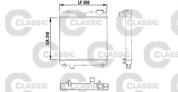 Imagine Radiator, racire motor VALEO 383053