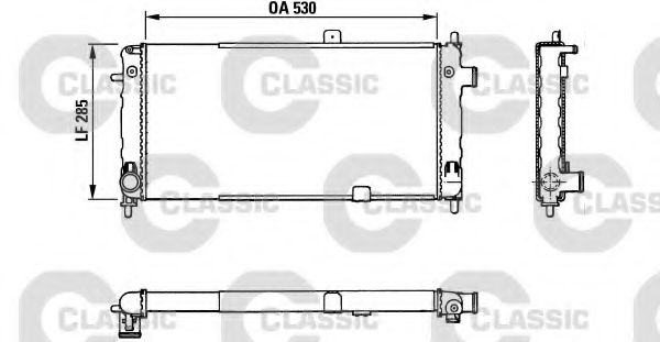 Imagine Radiator, racire motor VALEO 383771