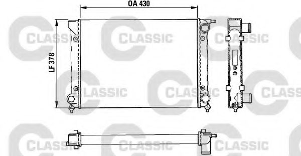 Imagine Radiator, racire motor VALEO 383820