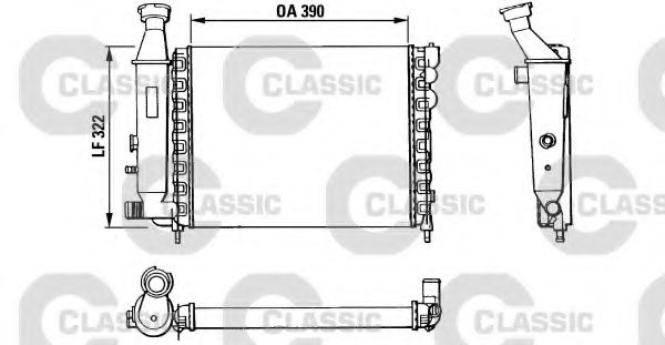 Imagine Radiator, racire motor VALEO 383866