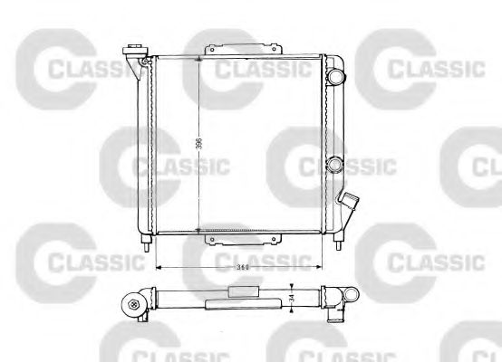 Imagine Radiator, racire motor VALEO 383959