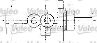 Imagine Pompa centrala, frana VALEO 402272