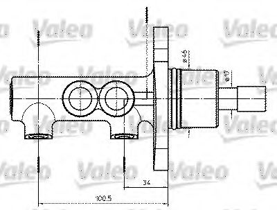 Imagine Pompa centrala, frana VALEO 402302