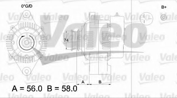 Imagine Generator / Alternator VALEO 436519