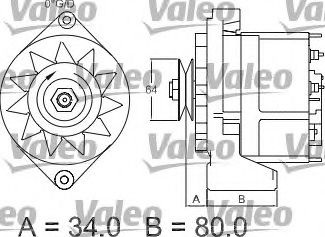 Imagine Generator / Alternator VALEO 436577