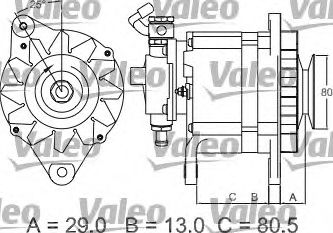 Imagine Generator / Alternator VALEO 437131