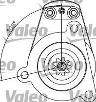 Imagine starter VALEO 455541