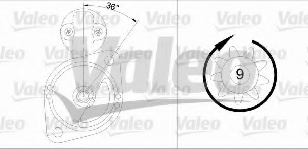 Imagine starter VALEO 455555