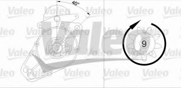 Imagine starter VALEO 455575