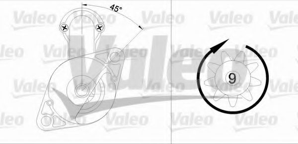 Imagine starter VALEO 455588