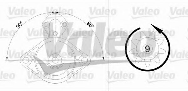 Imagine starter VALEO 455601