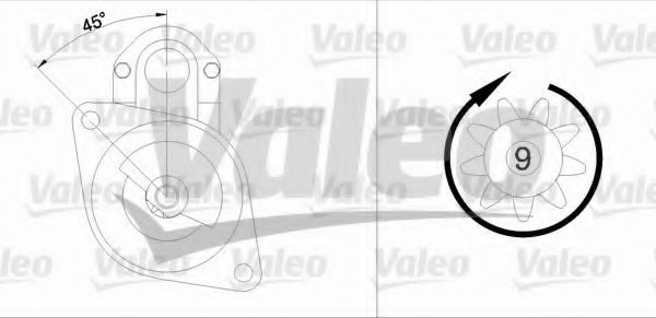 Starter VALEO 455898