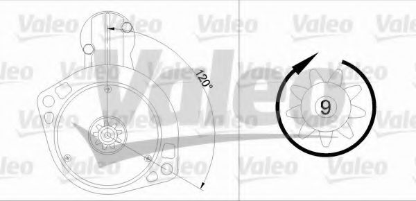 Imagine starter VALEO 455912