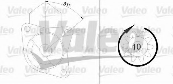 Imagine starter VALEO 455935