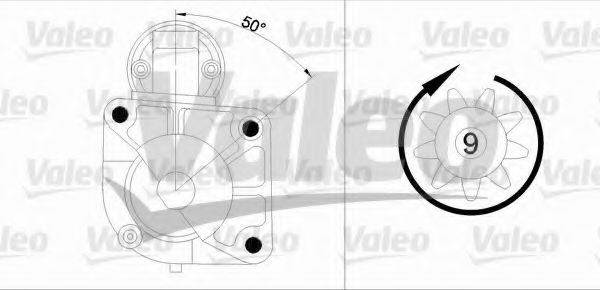 Imagine starter VALEO 455983