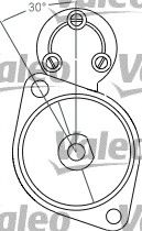 starter VALEO 458223 #1