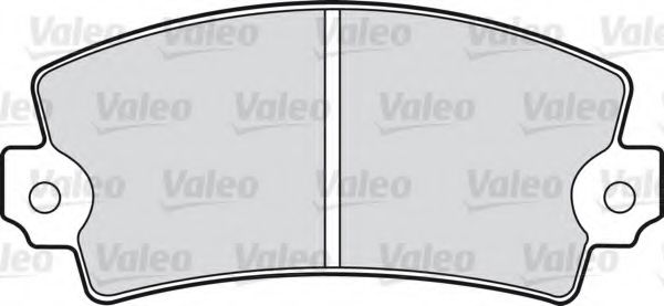 Imagine set placute frana,frana disc VALEO 540315