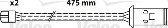 Imagine set placute frana,frana disc VALEO 541622