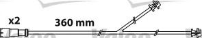 Imagine set placute frana,frana disc VALEO 541727